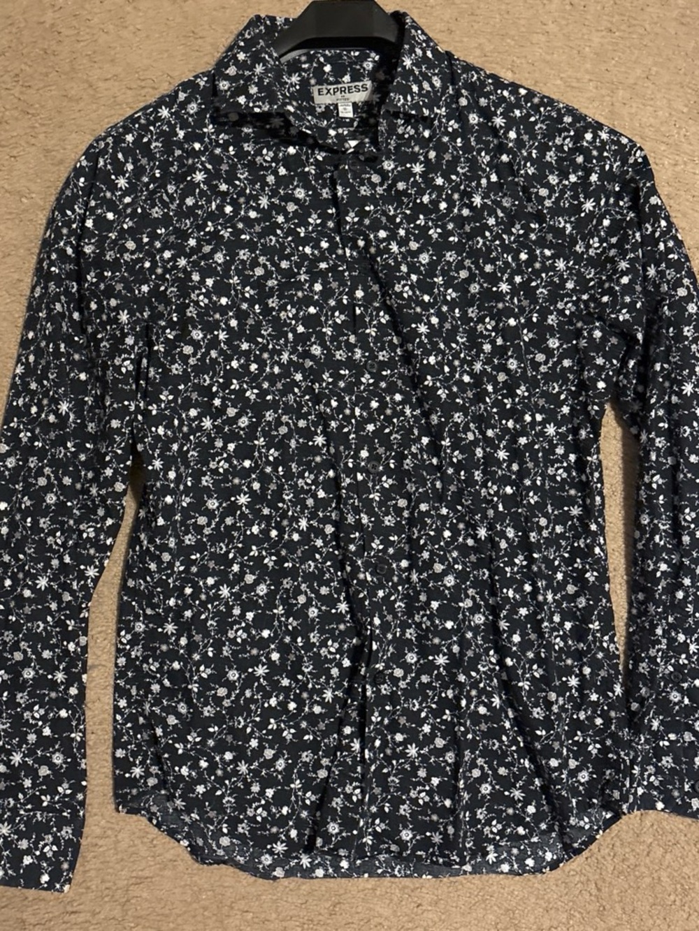 Express Men’s Fitted Dress Shirt